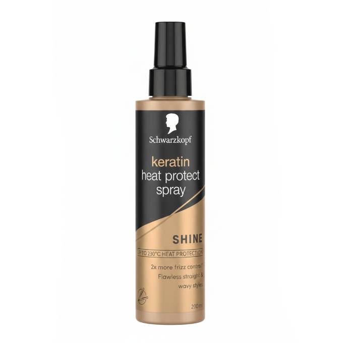 Schwarzkopf Styling Keratin Heat Protection Hair Spray 200ml