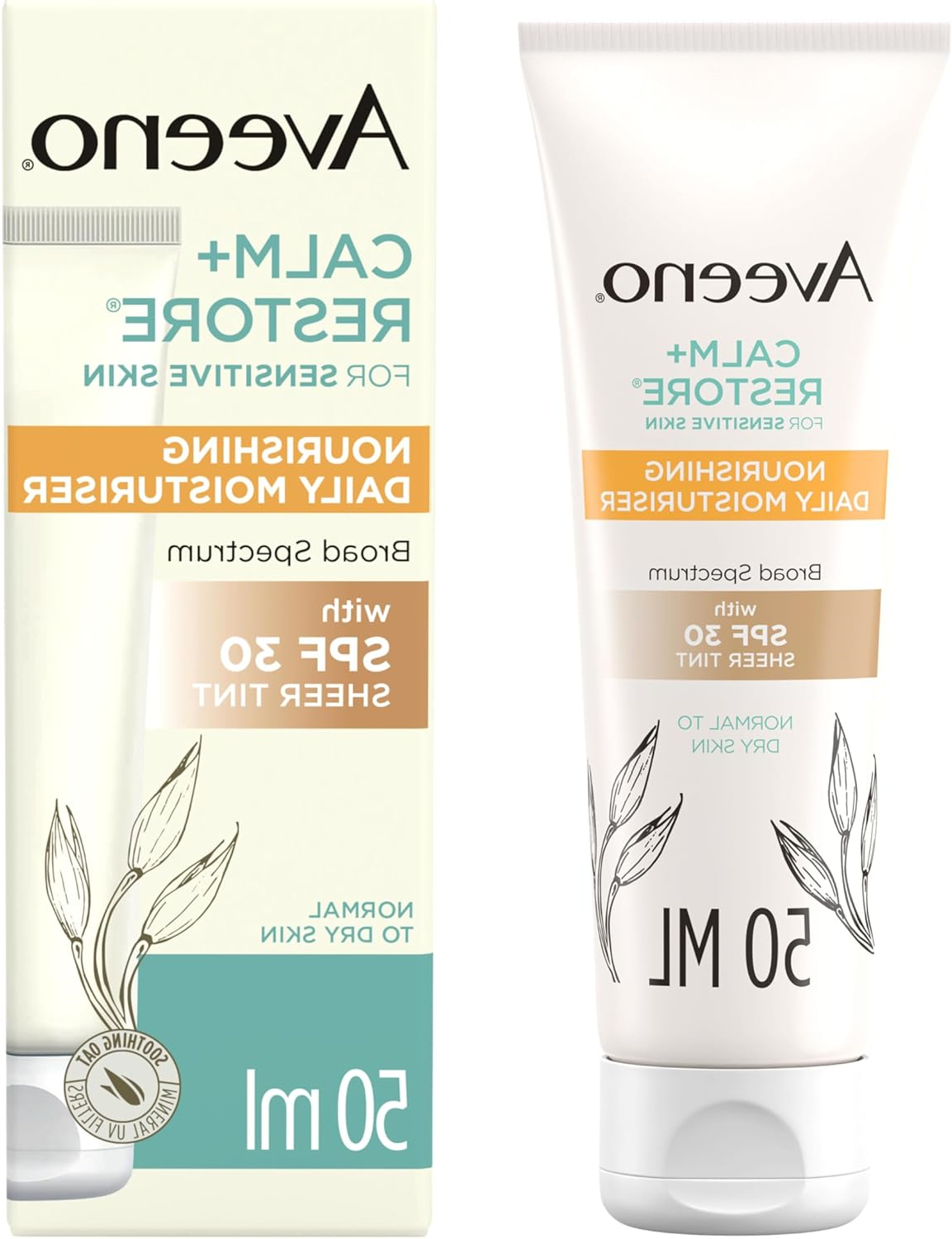 AVEENO Face CALM+RESTORE Nourishing Daily Moisturiser with SPF30 50ml