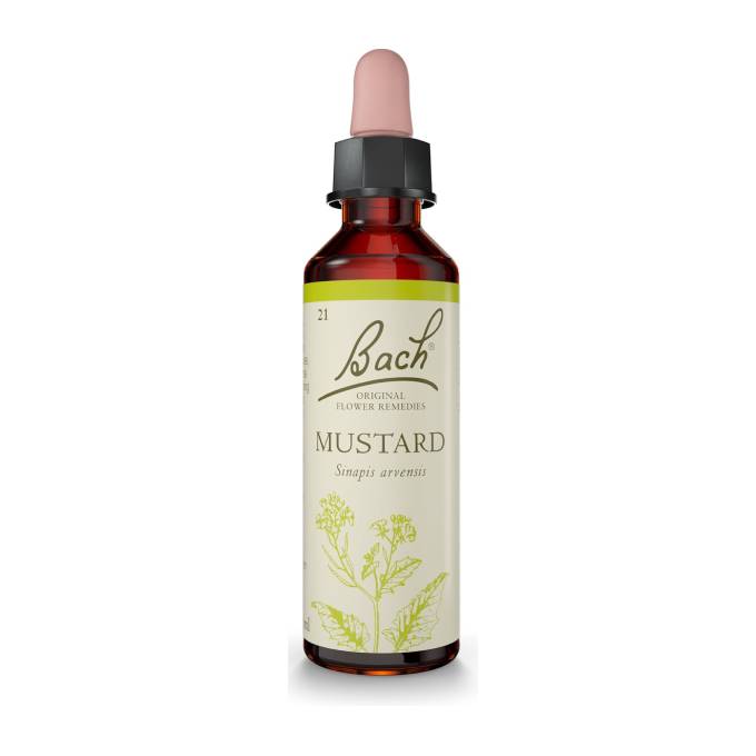 Bach Original Flower Remedies Mustard, Natural Flower Essence 20ml