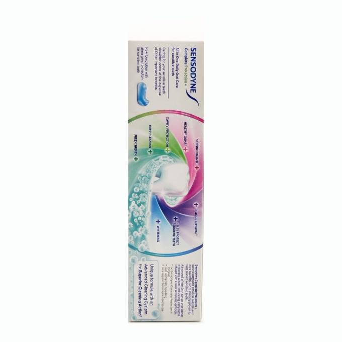 Sensodyne Toothpaste Complete Protection+, Daily Advanced Teeth Whitening Toothpaste 75ml