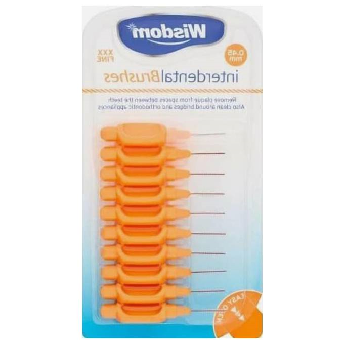 Wisdom 0.45mm Orange Interdental Brush